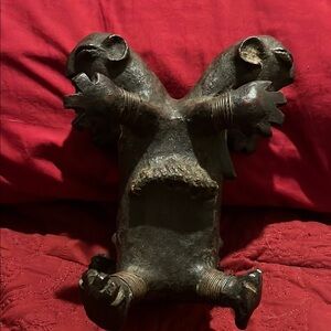 Wooden Carved Tribal Fertility Statue Rare